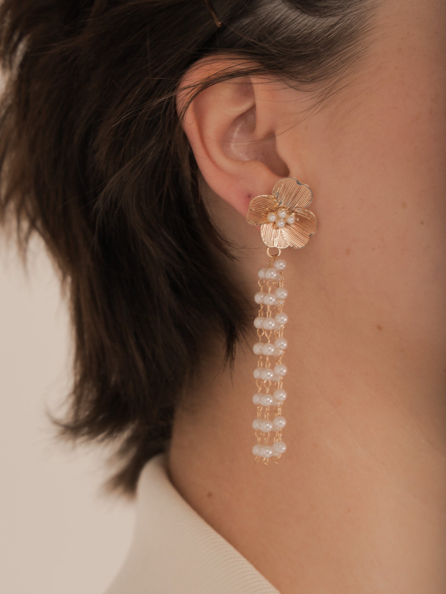 Molly Green - Ashleigh Flower Earrings - Jewelry
