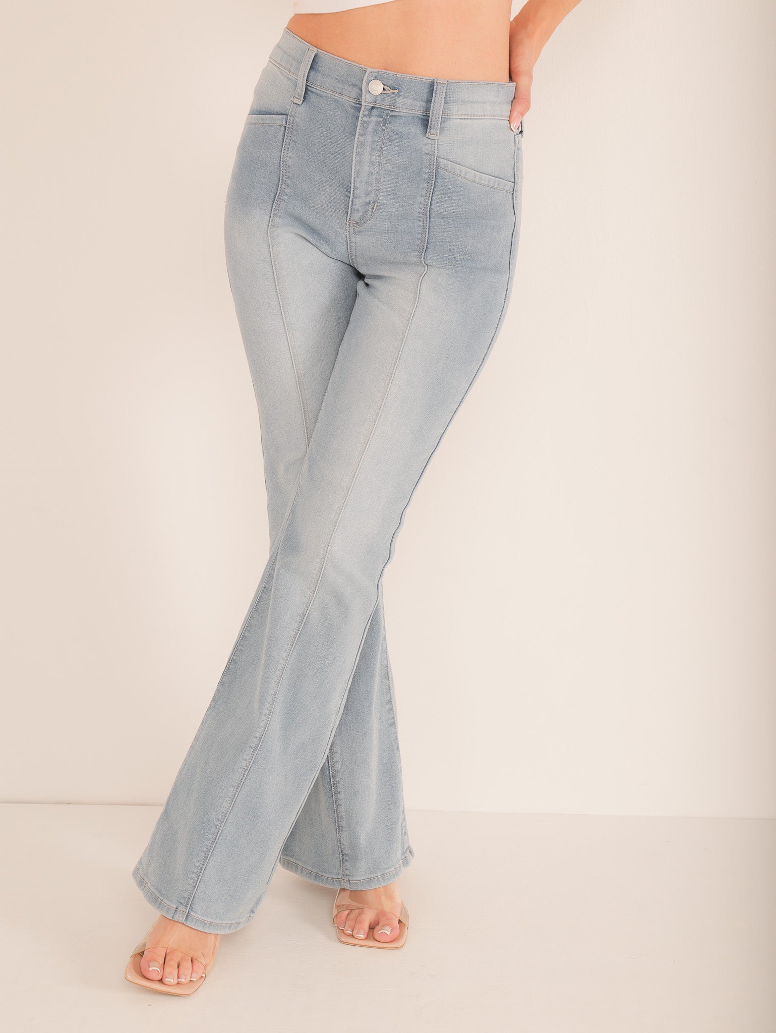Molly Green - Call Me Maybe Flare Jeans - Denim