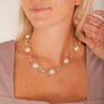 Molly Green - Farrah Pearl & Chain Necklace - Jewelry